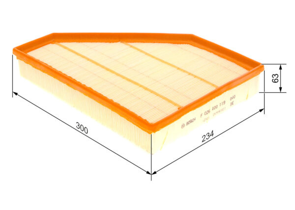 Bosch - F 026 400 119 - Filter Vazduha