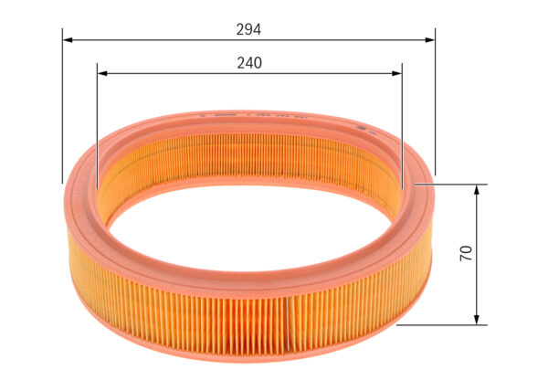 Bosch - 1 457 433 521 - Filter Vazduha