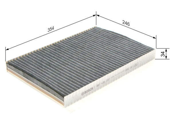 Bosch - 1 987 432 037 - Filter Kabine sa Aktivnim Ugljem