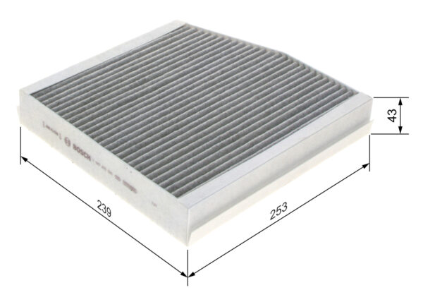 Bosch - 1 987 435 505 - Filter Kabine sa Aktivnim Ugljem