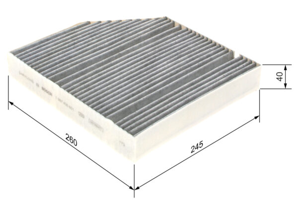 Bosch - 1 987 435 601 - Filter Kabine sa Aktivnim Ugljem