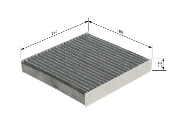 Bosch - 1 987 435 589 - Filter Kabine
