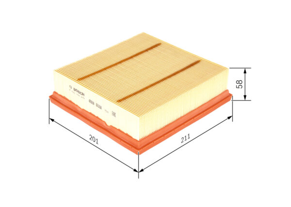 Bosch - F 026 400 498 - Filter Vazduha