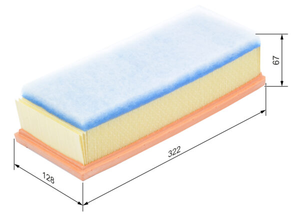 Bosch - F 026 400 157 - Filter Vazduha