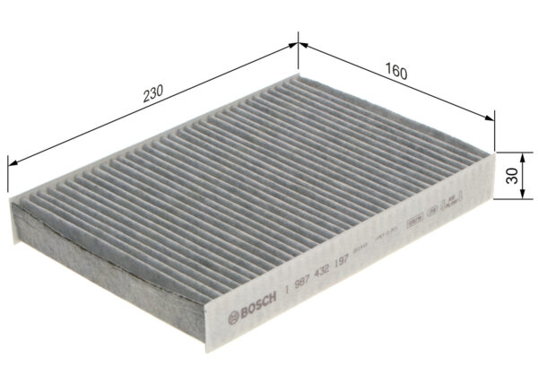 Bosch - 1 987 432 197 - Filter Kabine