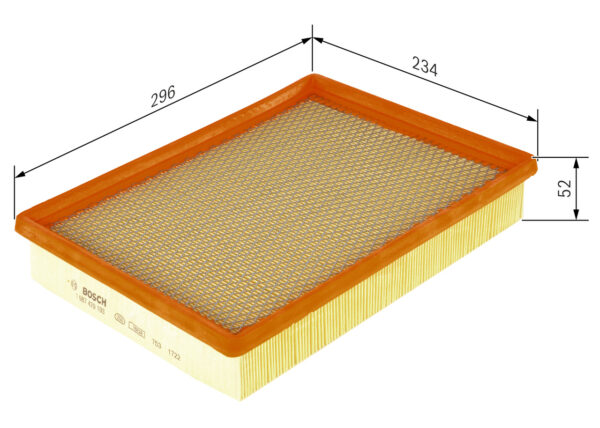 Bosch - 1 987 429 193 - Filter Vazduha