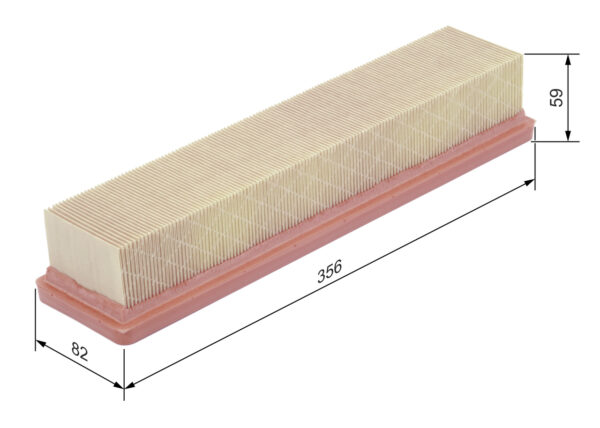 Bosch - F 026 400 387 - Filter Vazduha