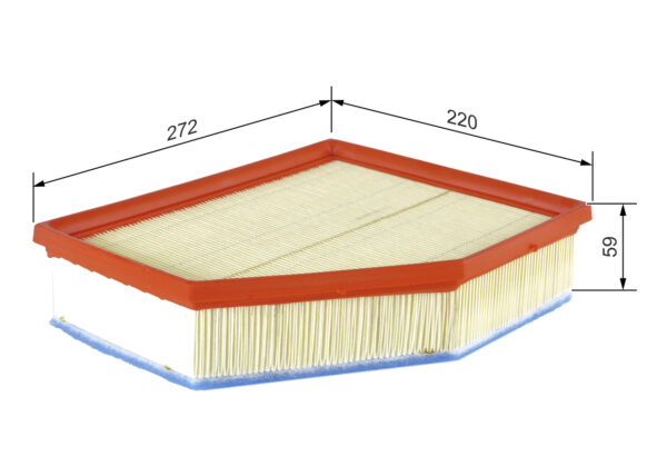 Bosch - F 026 400 615 - Filter Vazduha