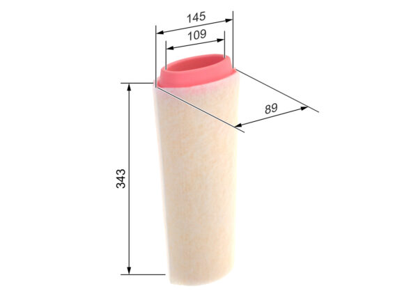 Bosch - 1 457 433 588 - Filter Vazduha