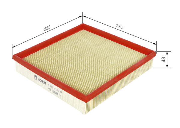 Bosch - 1 457 433 697 - Filter Vazduha