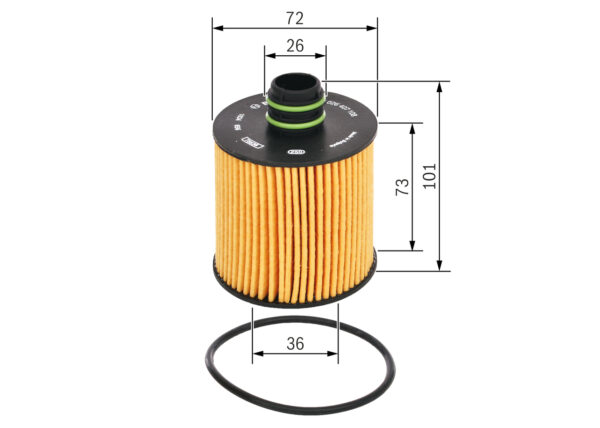 Bosch F 026 407 108 Filter Ulja