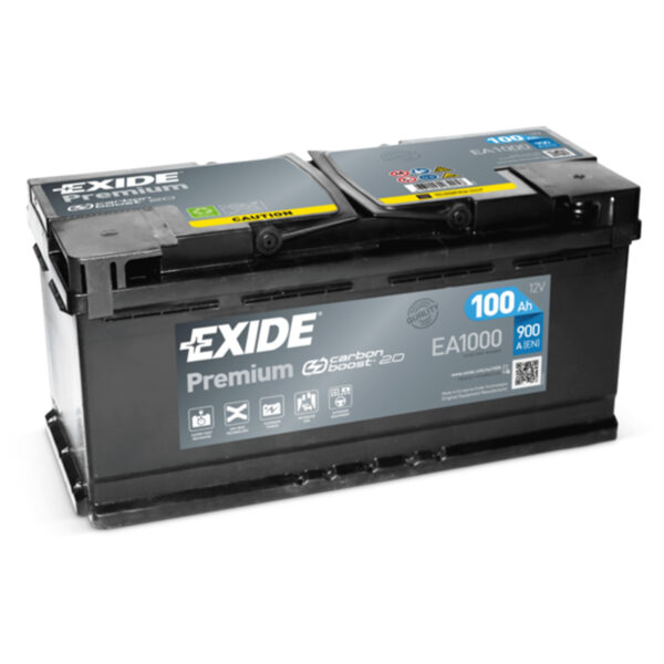 EXIDE Premium Akumulator 12V 100Ah 900A (EA1000) desno+
