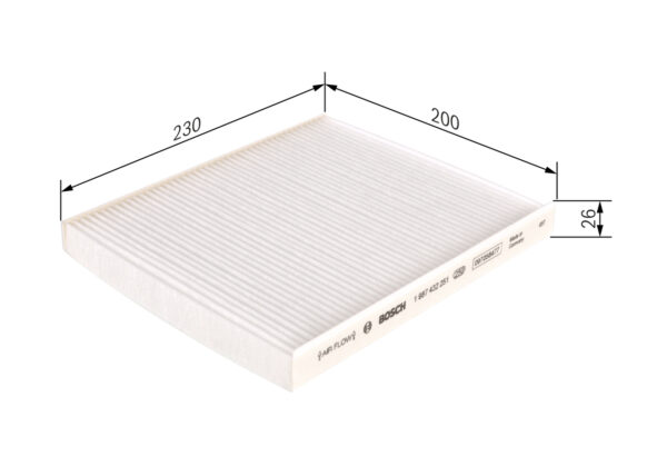 Bosch - 1 987 432 251 - Filter Kabine