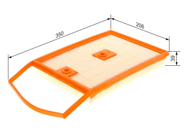Bosch - F 026 400 543 - Filter Vazduha