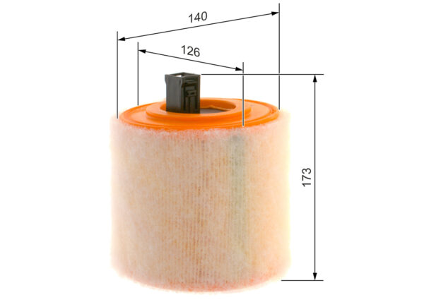 Bosch - F 026 400 436 - Filter Vazduha