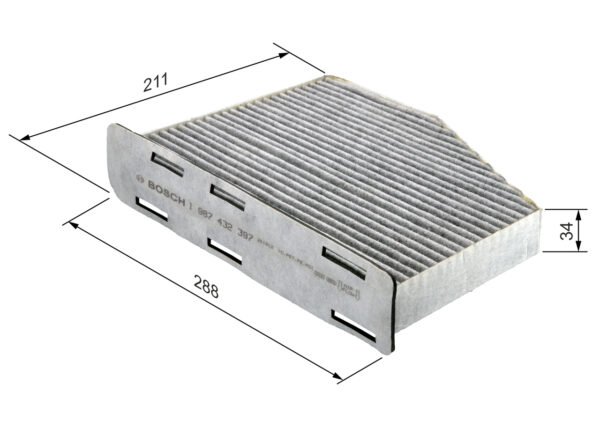 Bosch - 1 987 432 397 - Filter Kabine