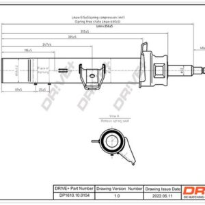 Prednji Amortizer Levi DRIVE+ DP1610.10.0154