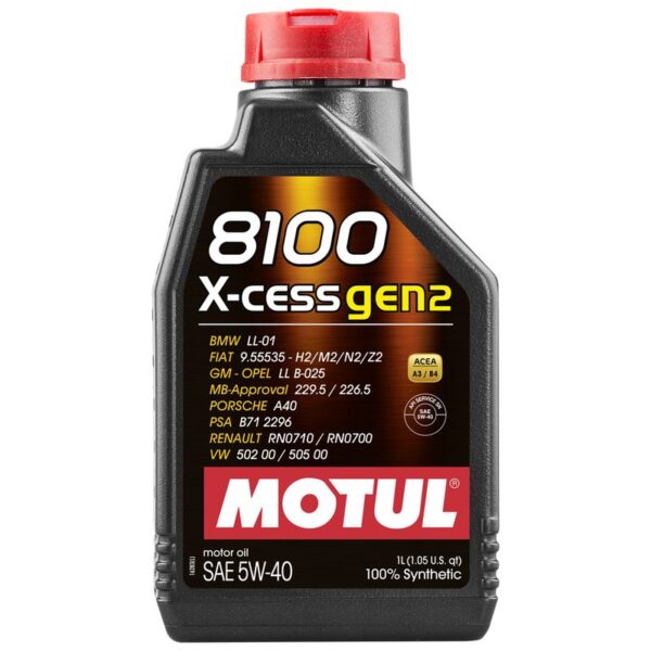 MOTUL 8100 X-CESS Gen2  5W40 1Lit.